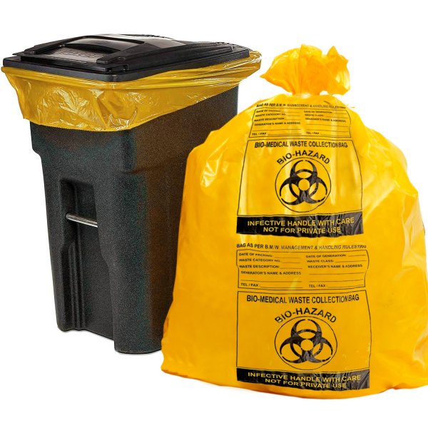 Non Chlorinated Garbage Bags Capacity Each Size